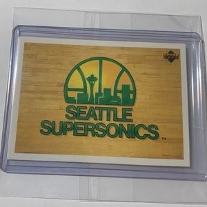 Seattle SuperSonics Upper Deck Team Card ‘92